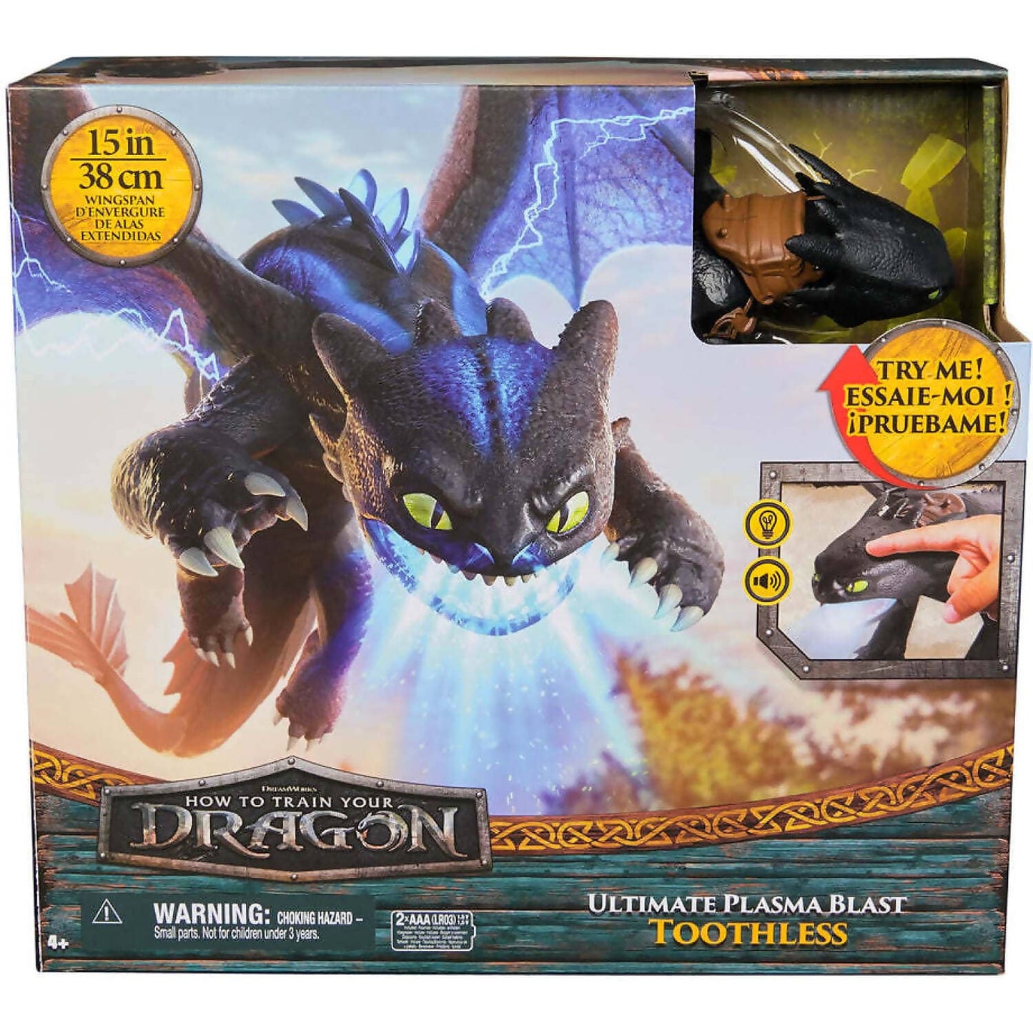 Dreamworks - How To Train Your Dragon Ultimate Plasma Blast Toothless Figure