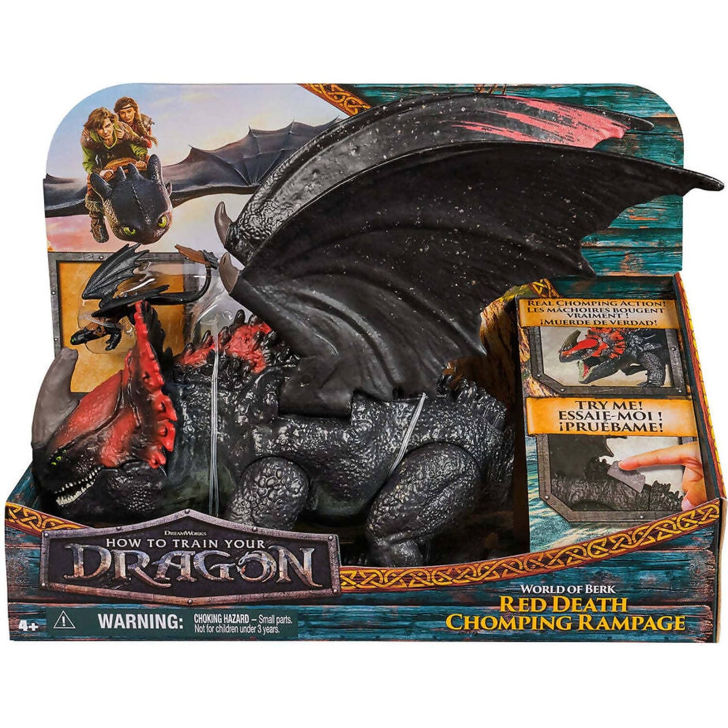 Dreamworks - How To Train Your Dragon World of Berk: Red Death Chomping Rampage - Spin Master
