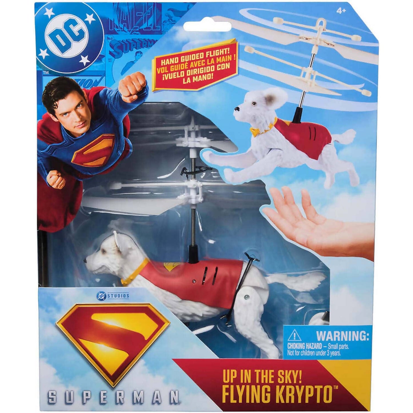 DC SUPERMAN - Up in the Sky! Flying Krypto - Spin Master