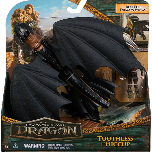 Dreamworks - How To Train Your Dragon Toothless & Hiccup Viking & Dragon Action Set - Spin Master