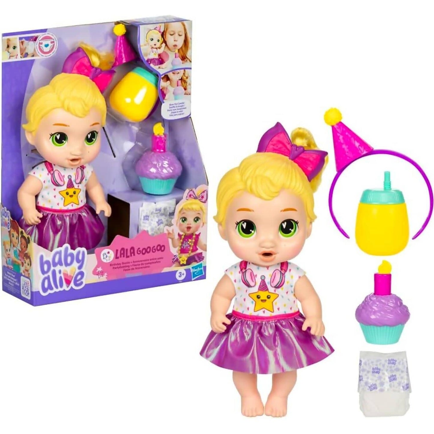 Baby Alive - Birthday Bestie Lala Goo Goo Doll - Hasbro