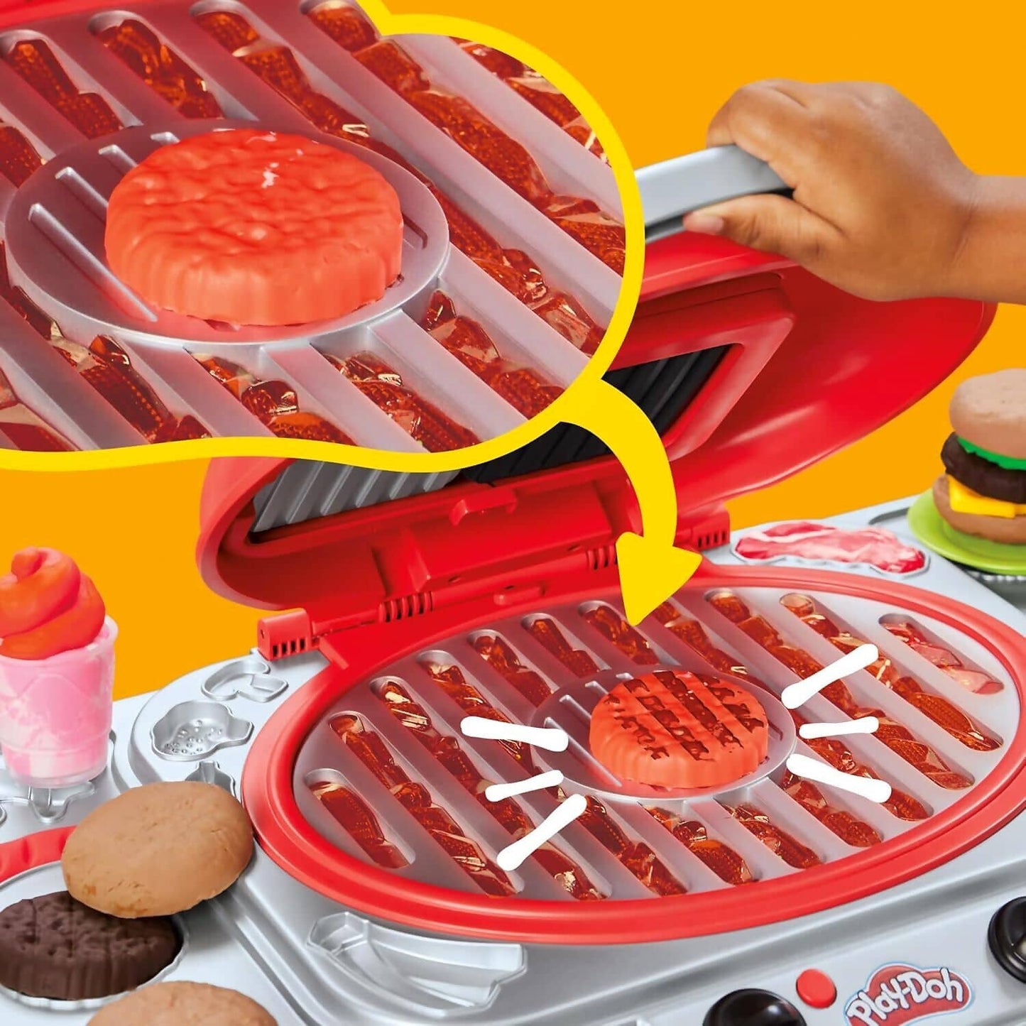 Play-Doh - Sizzlin Grill Playset - Hasbro