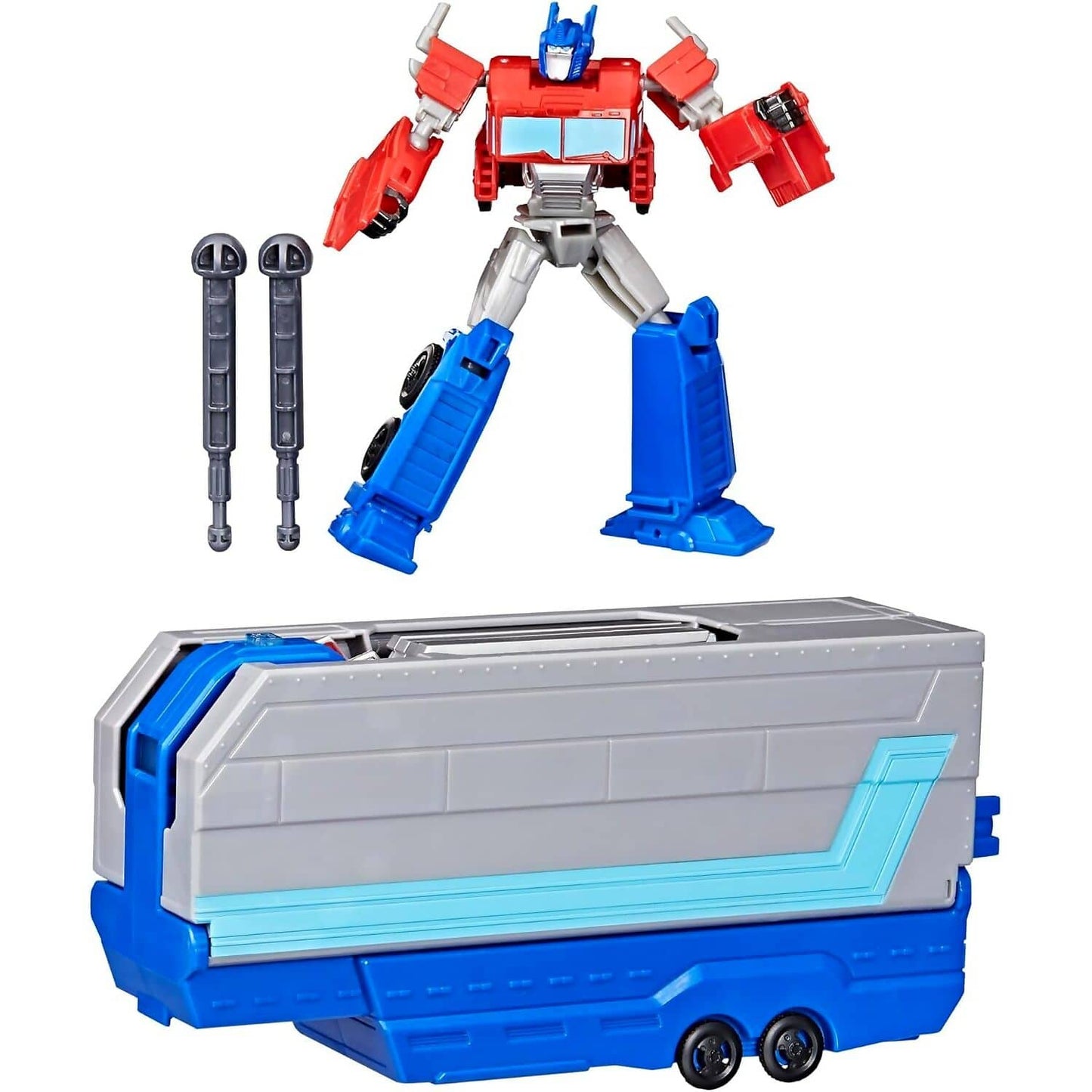 Transformers - EarthSpark Optimus Prime Battle Trailer Playset - Hasbro