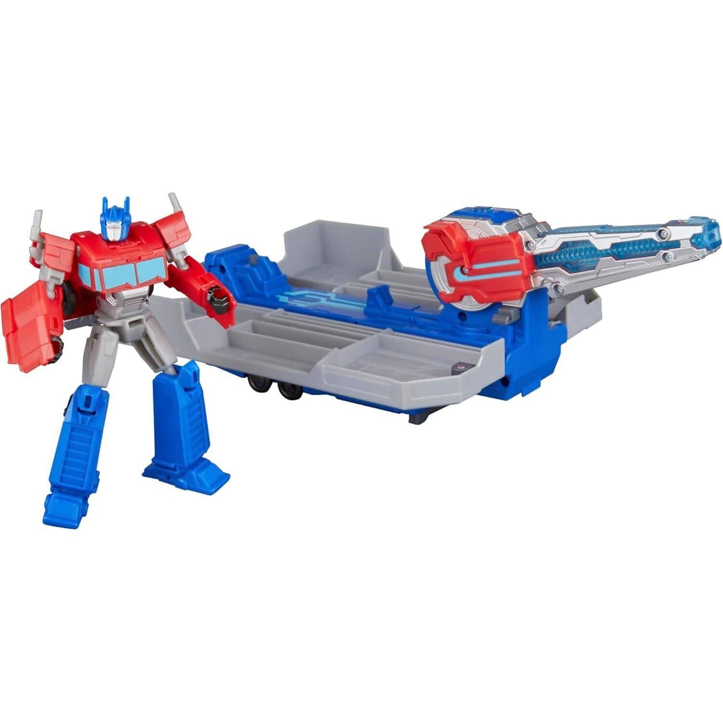 Transformers - EarthSpark Optimus Prime Battle Trailer Playset - Hasbro