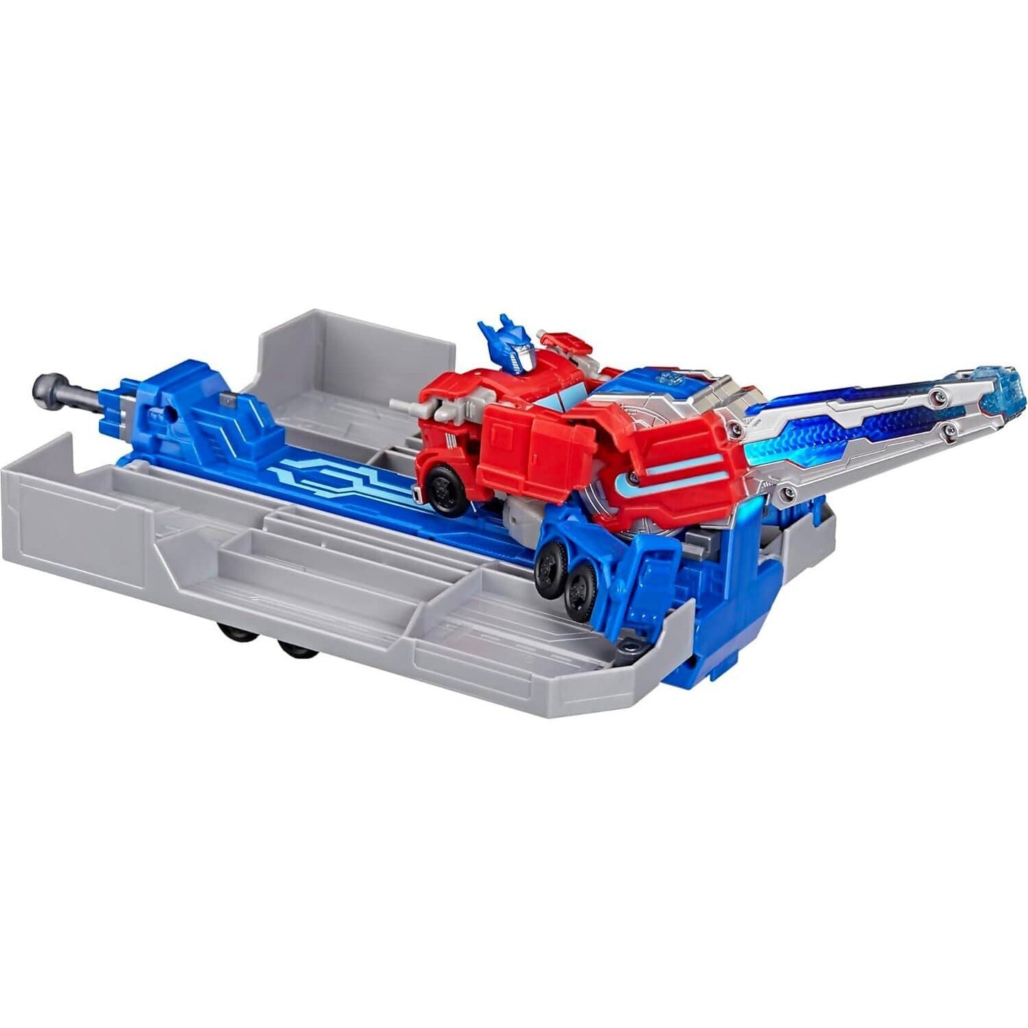 Transformers - EarthSpark Optimus Prime Battle Trailer Playset - Hasbro
