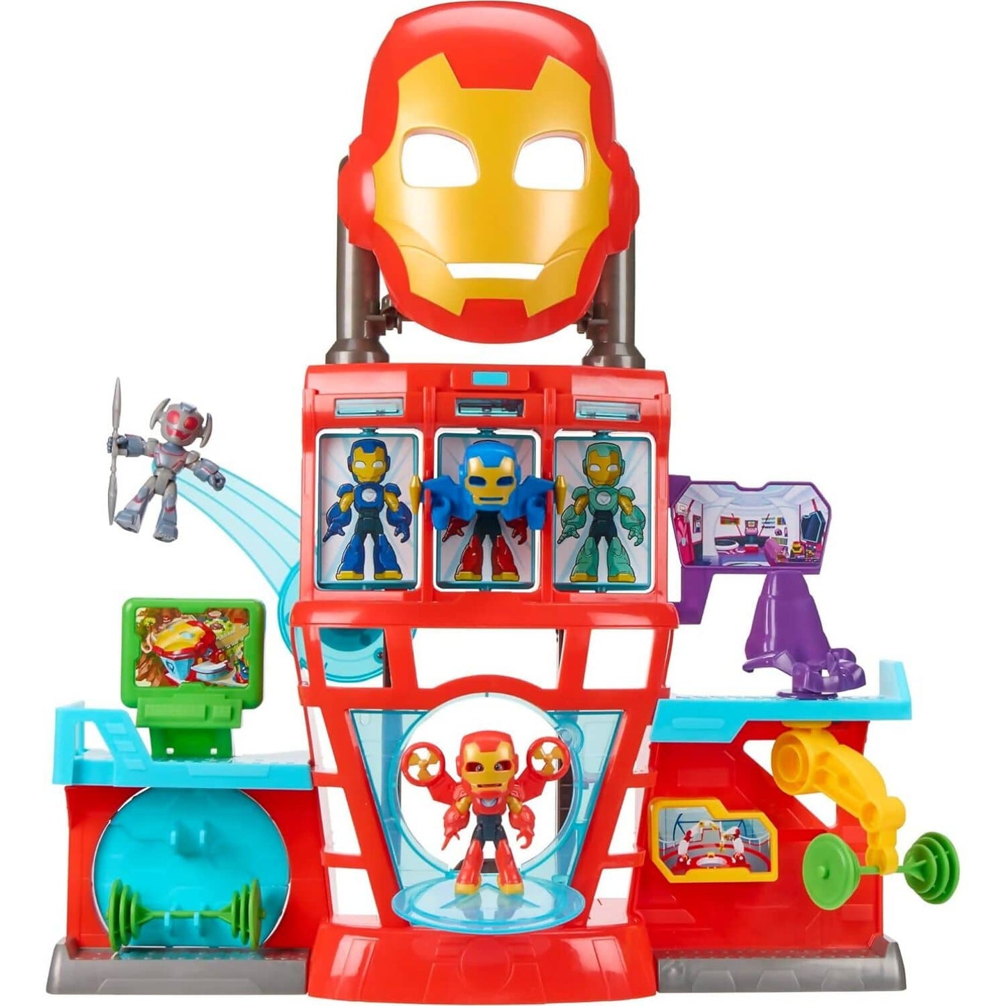 Marvel - Iron Man and his Awesome Friends Electronic Iron Quarters Playset