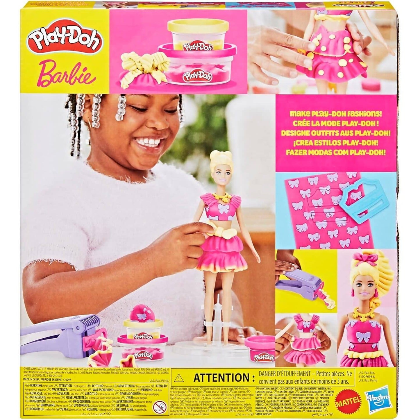 Play-Doh - Barbie Ruffles & Bows Doll Set - Hasbro