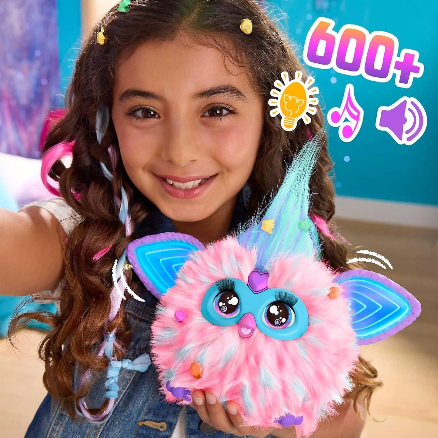 Furby - Cotton Candy Pink & Blue Interactive Plush - Hasbro
