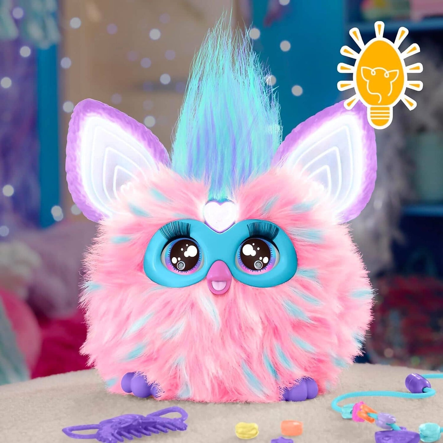 Furby - Cotton Candy Pink & Blue Interactive Plush - Hasbro