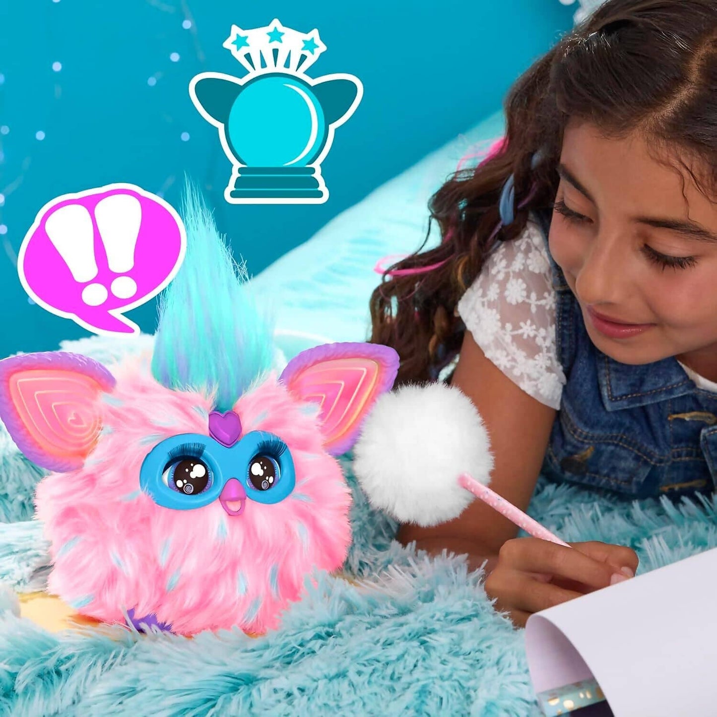 Furby - Cotton Candy Pink & Blue Interactive Plush - Hasbro