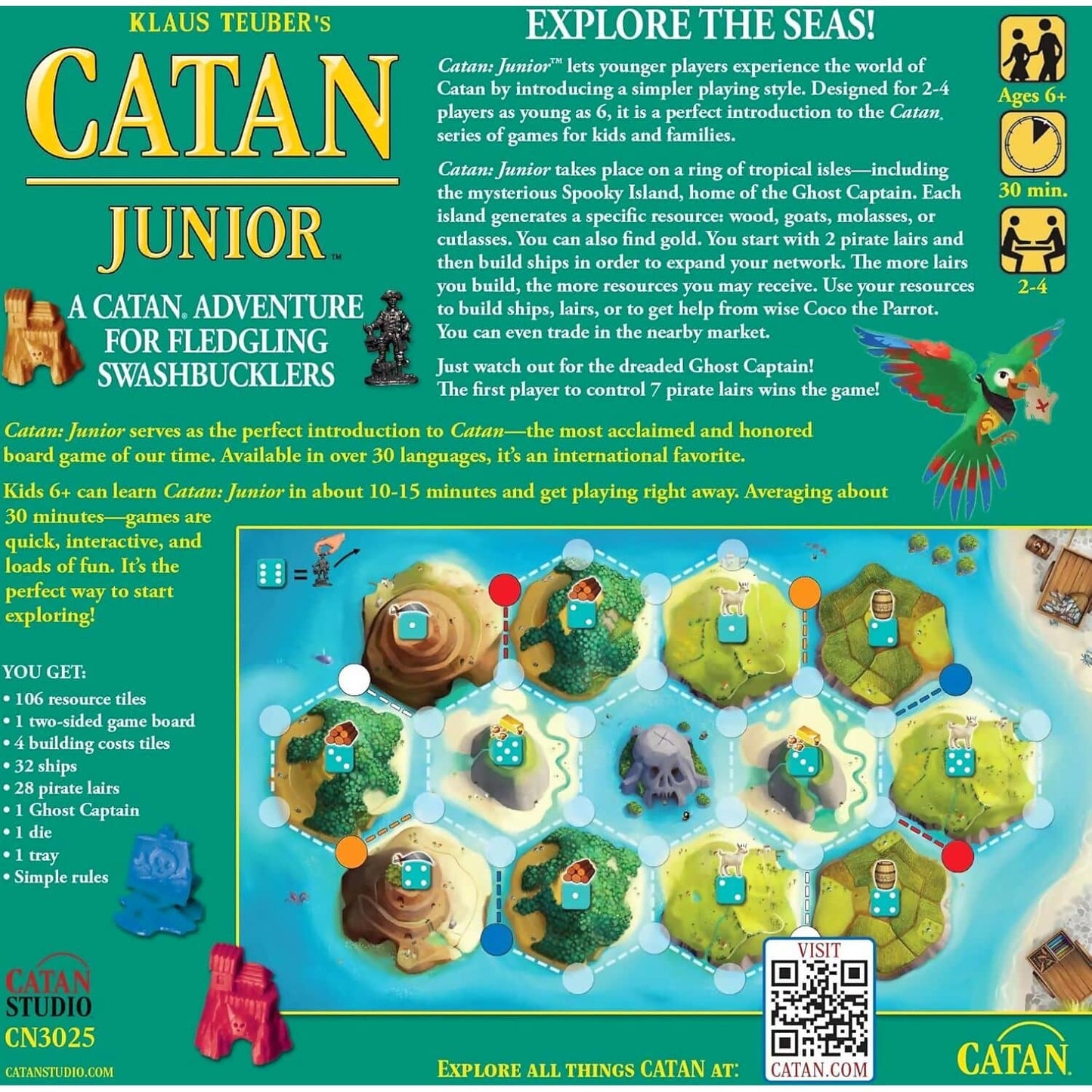 Catan - Catan Junior Board Game by Klaus Teuber