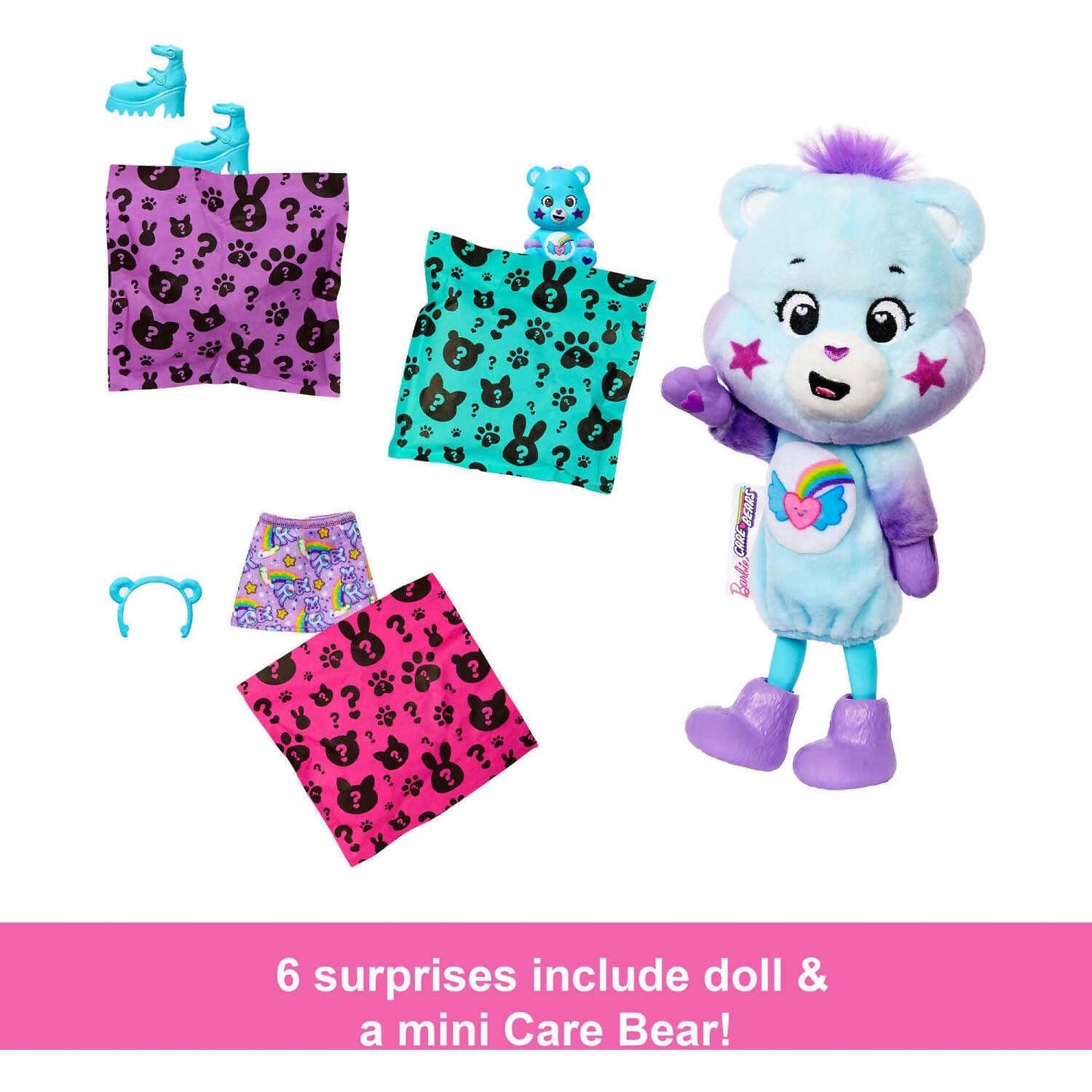 Barbie - Cutie Reveal Care Bears Chelsea Blind Box Series 2 - Mattel