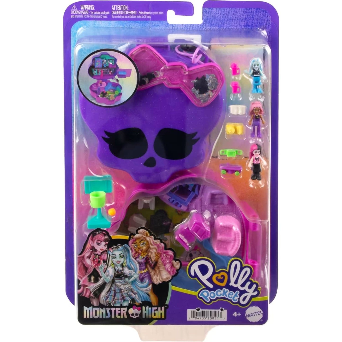 Polly Pocket - Polly Pocket Monster High Compact - Mattel