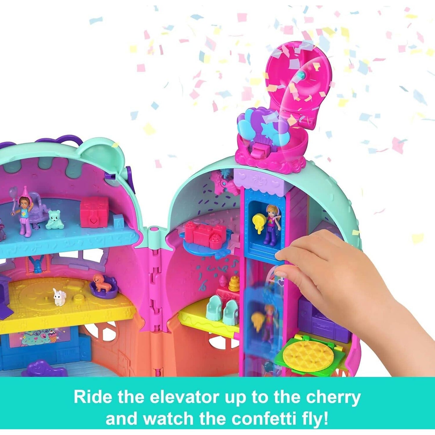 Polly Pocket - Gelato House Compact Playset - Mattel