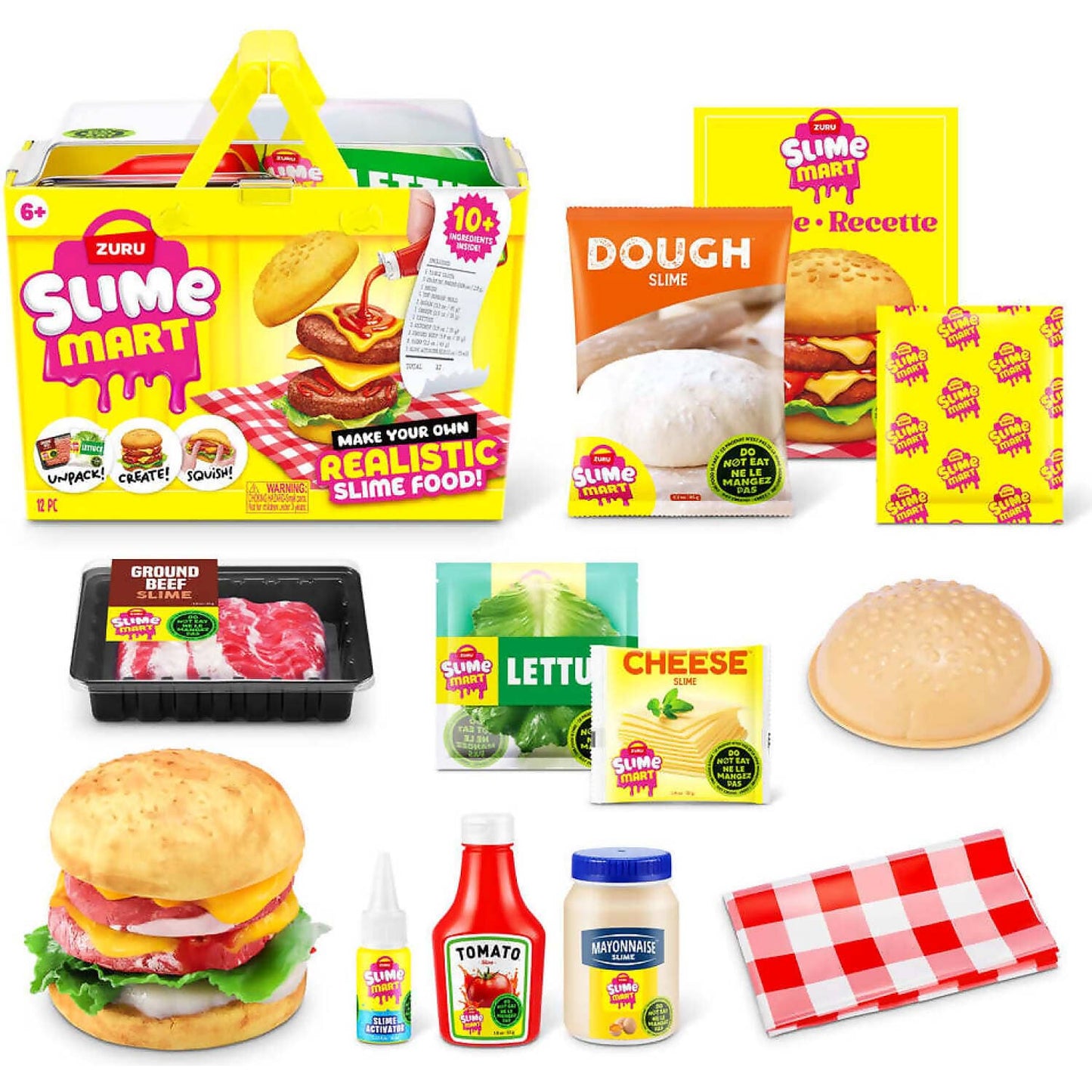 ZURU - Slime Mart Series 1 Shopping Basket - Burger