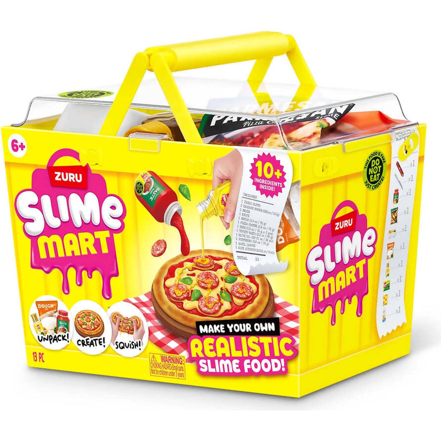 ZURU - Slime Mart Series 1 Shopping Basket - Pizza