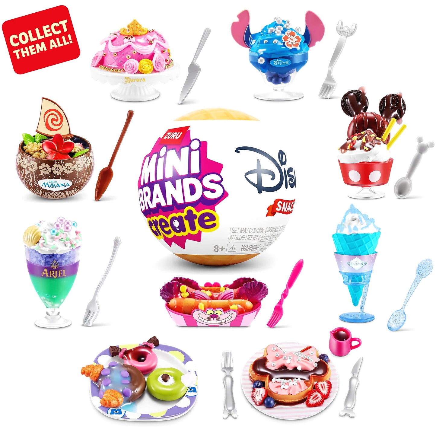 ZURU - Mini Brands Create Disney Snacks Series 1 Blind Capsule