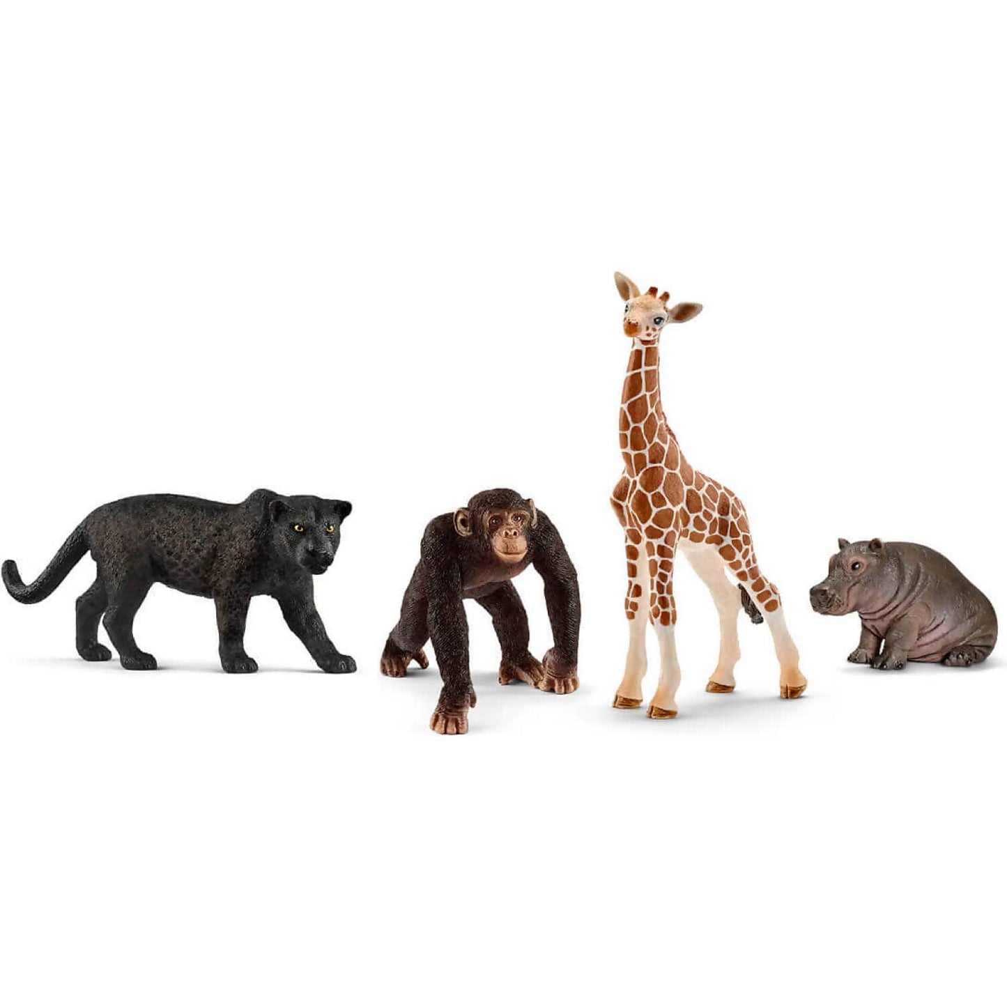 Schleich - WILD LIFE  Safari 4 Piece Animal Starter Set