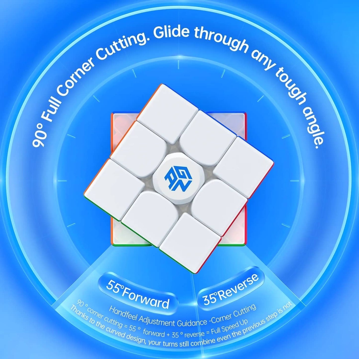 GAN - GAN356 R S 2 Professional Speed Cube 3x3 Puzzle