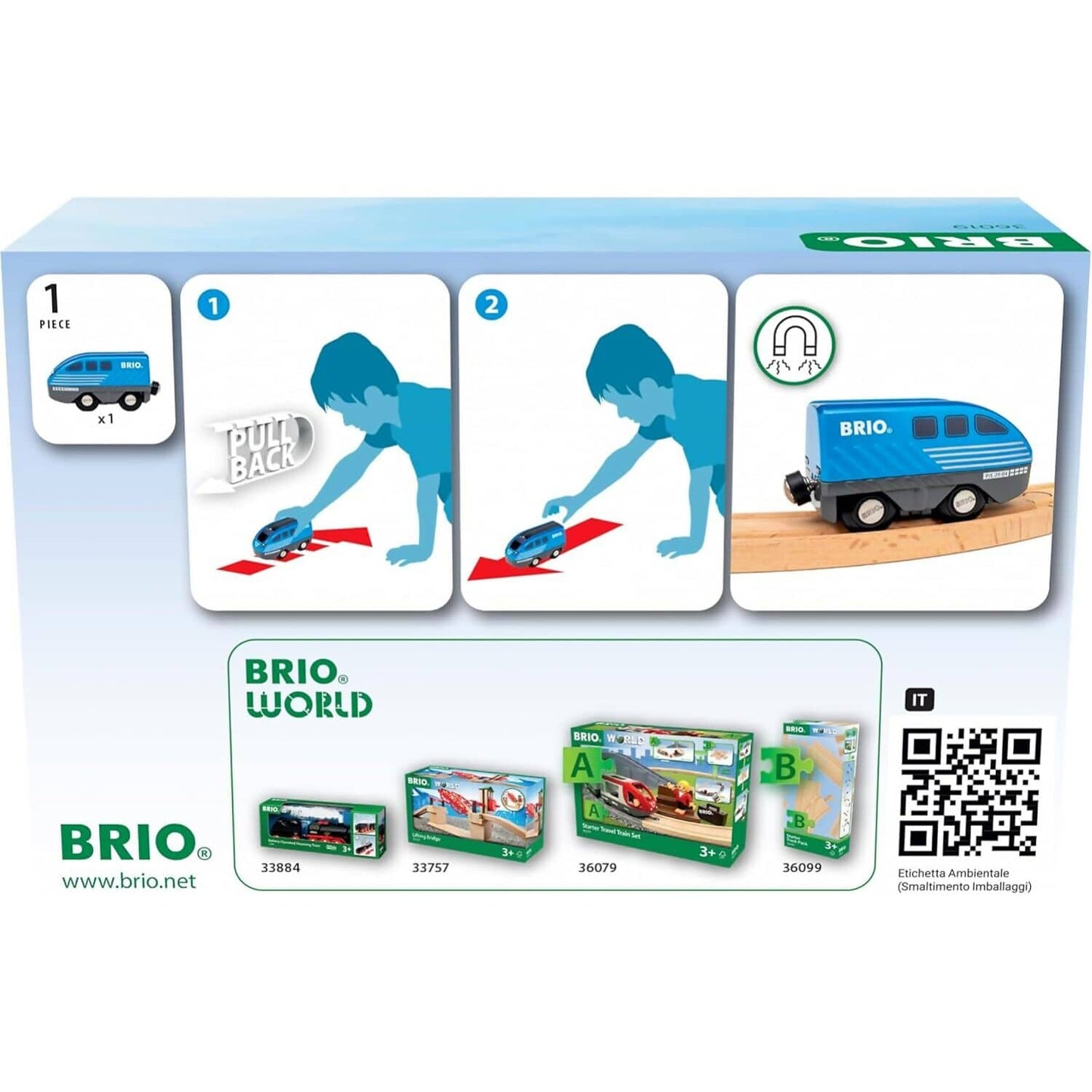 Brio World - Pull Back Train