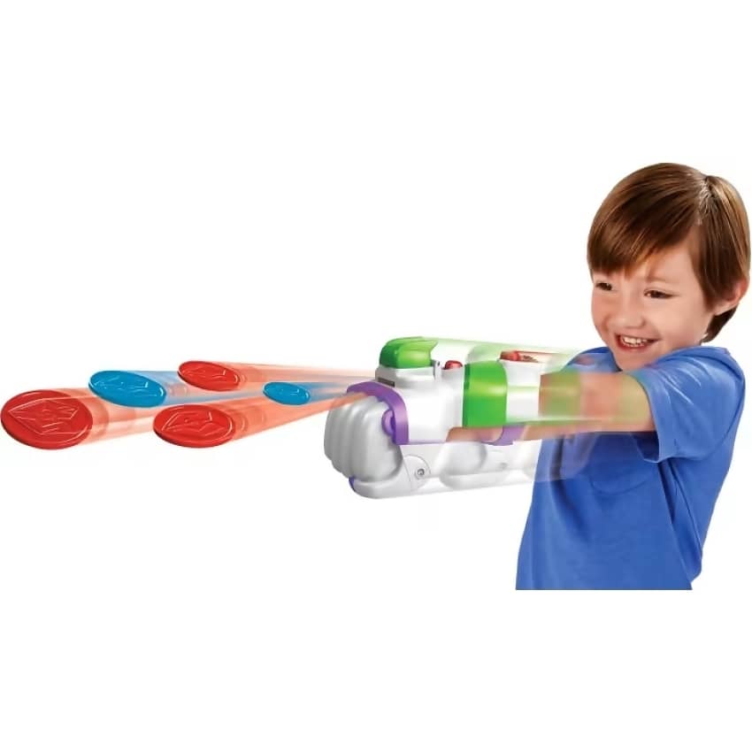 Disney Pixar - Toy Story Buzz Lightyear &amp; Galactic Punch Launcher Bundle 7-Inch Action Figure