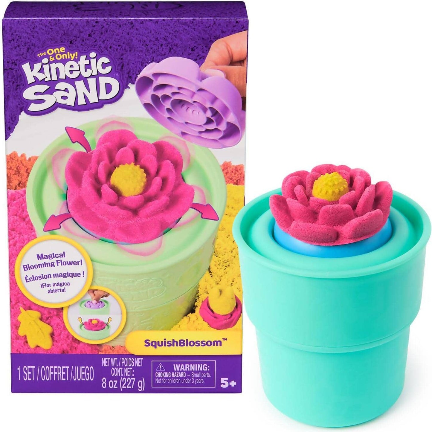Kinetic Sand - SquishBlossom Sand Kit 227gm - Spin Master