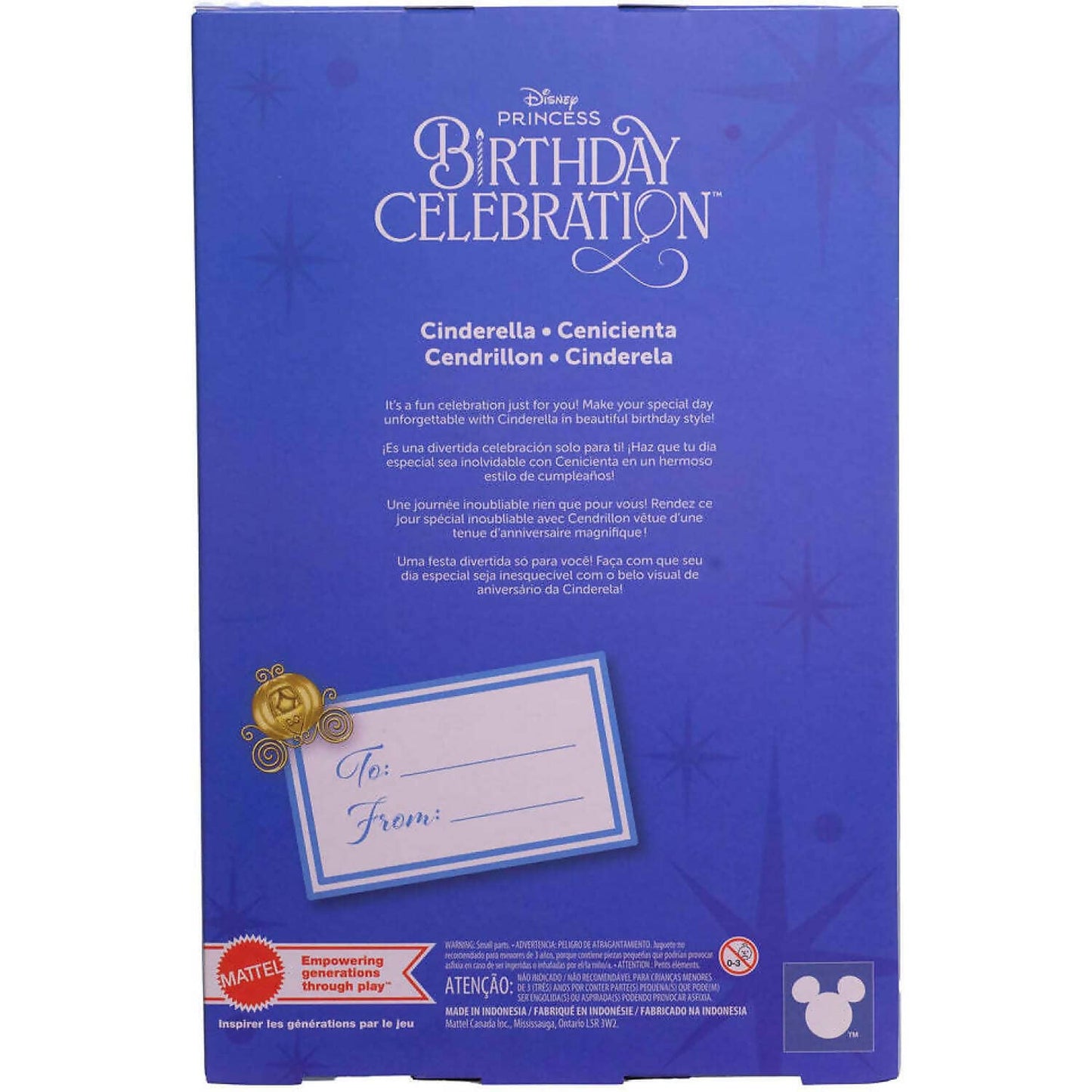 Disney Princess - Birthday Celebration Cinderella Doll