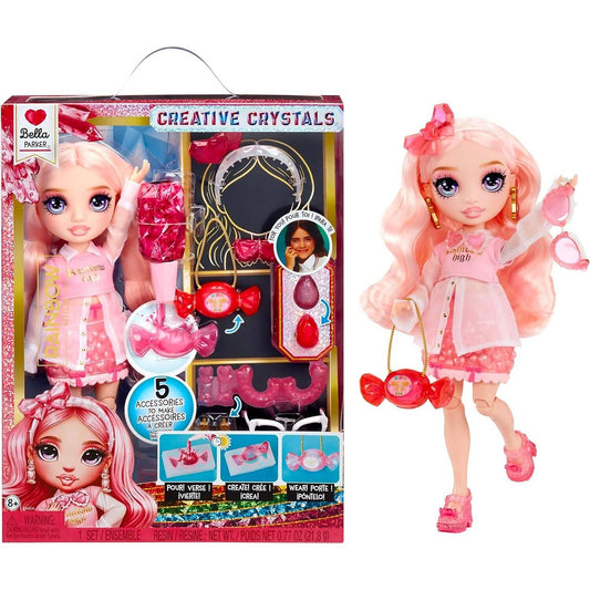 Rainbow High - Creative Crystals Bella Parker 28cm Fashion Doll &amp; Accessories DIY