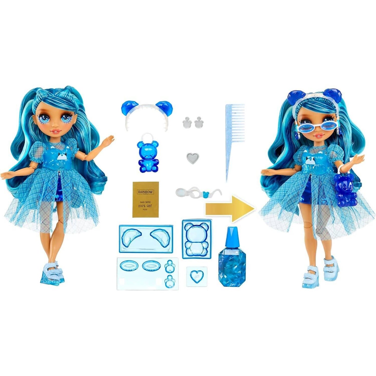 Rainbow High - Creative Crystals Skyler Bradshaw 28cm Fashion Doll &amp; Accessories DIY
