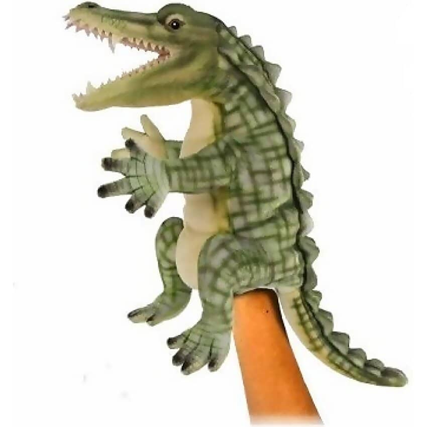 Hansa - Crocodile Puppet 28cm Plush