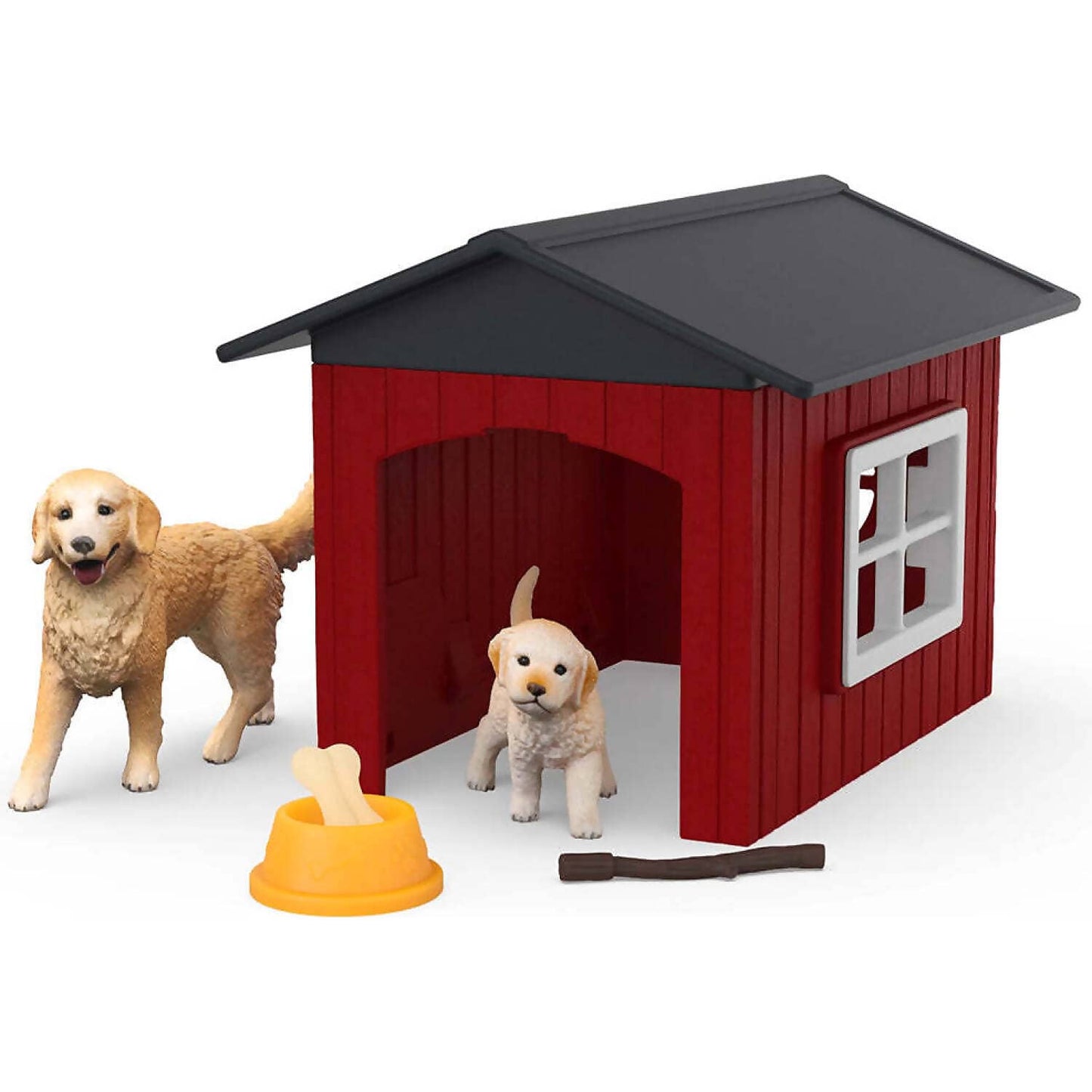 Schleich - Dog Kennel with Golden Retriever