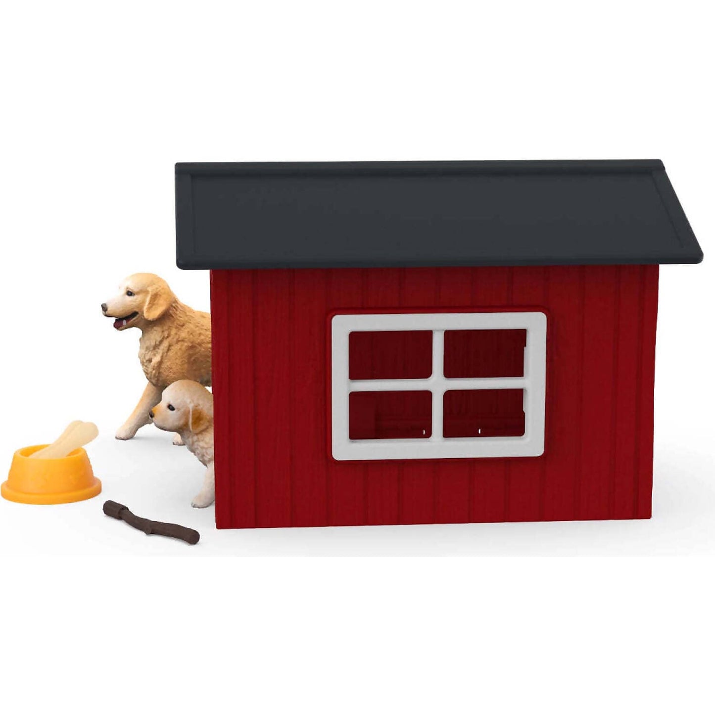 Schleich - Dog Kennel with Golden Retriever