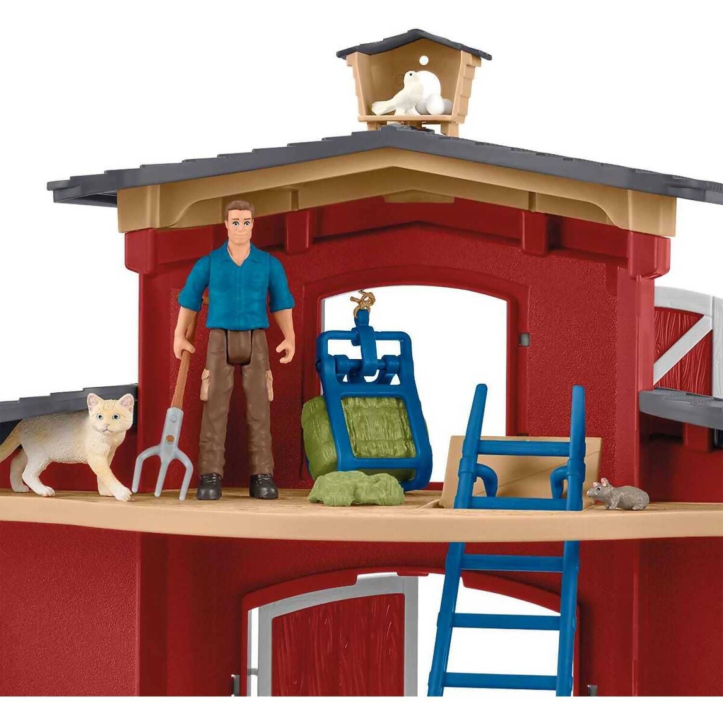 Schleich - Farm World Large Barn with Animals and Accessories Playset