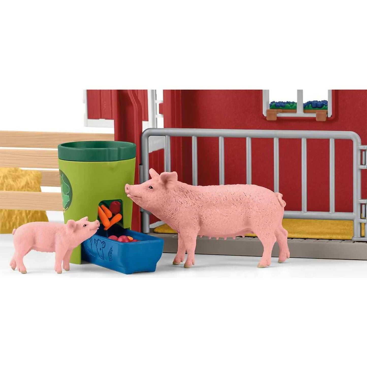 Schleich - Farm World Large Barn with Animals and Accessories Playset