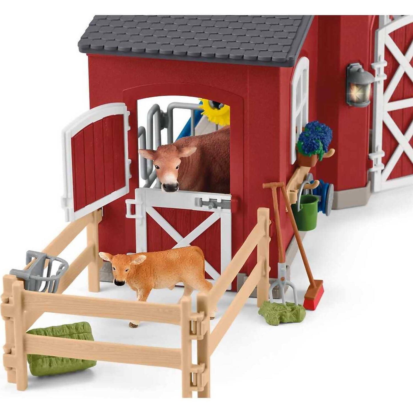 Schleich - Farm World Large Barn with Animals and Accessories Playset
