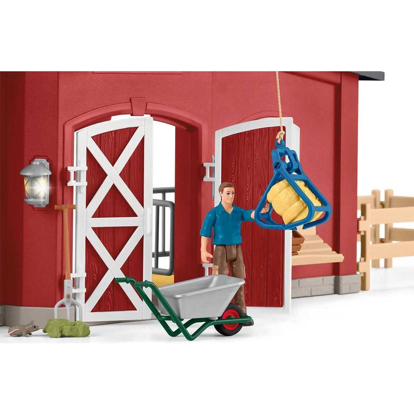 Schleich - Farm World Large Barn with Animals and Accessories Playset