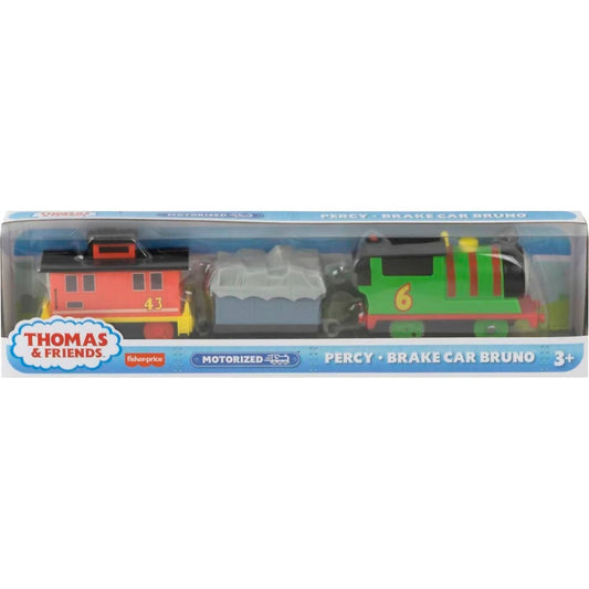 Fisher-Price - Thomas & Friends Percy & Brake Car Bruno Motorized Vehicle Set - Mattel
