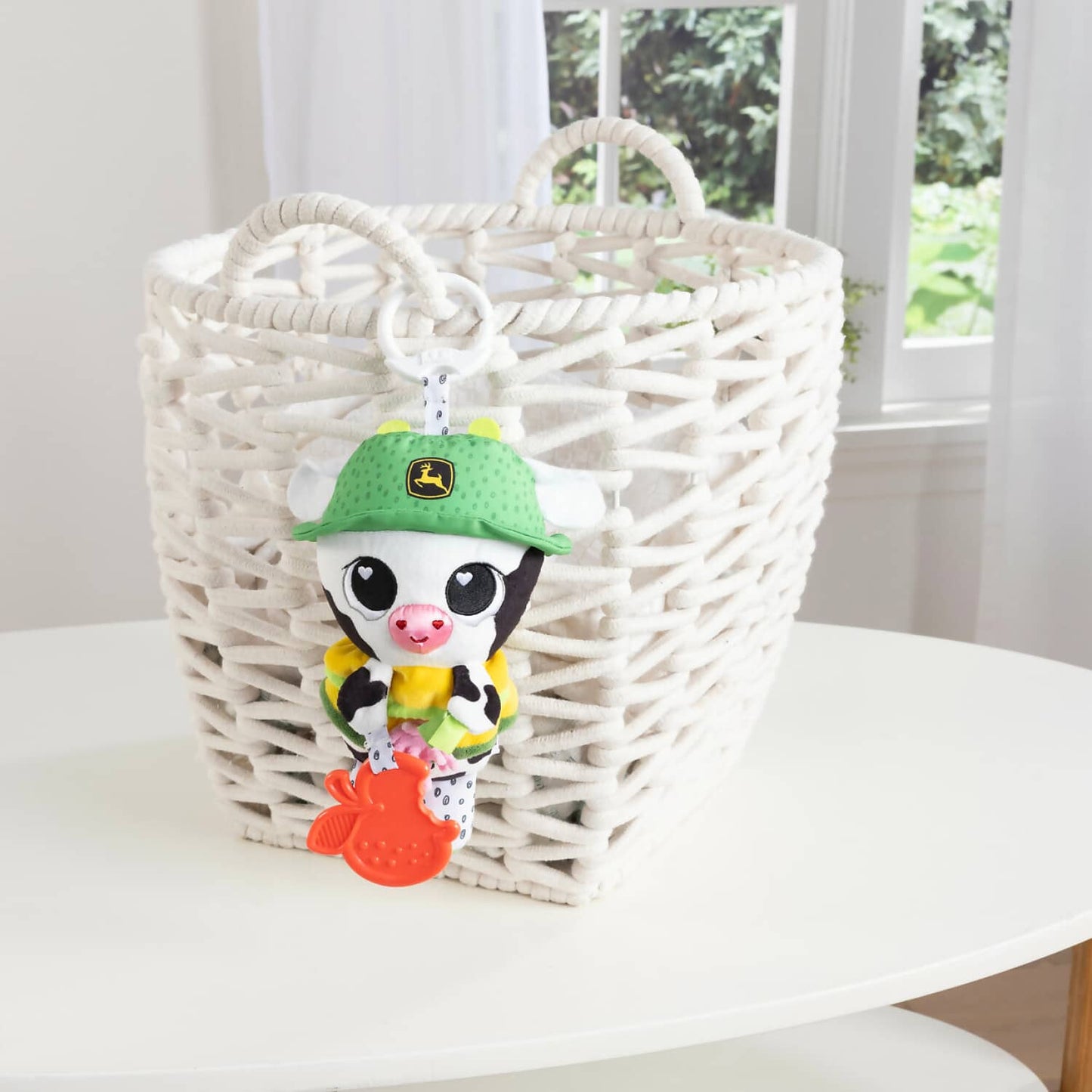 Lamaze - John Deere Bella the Cow Clip & Go Plush