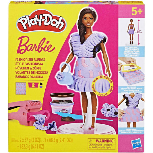 Play-Doh - Barbie Fashionista Ruffles Doll Set - Hasbro