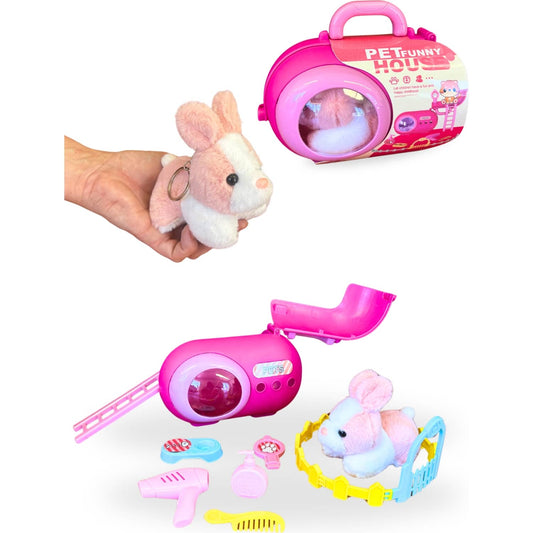 Pet Funny House - Pet Carry Capsule and Playhouse Toy Plush