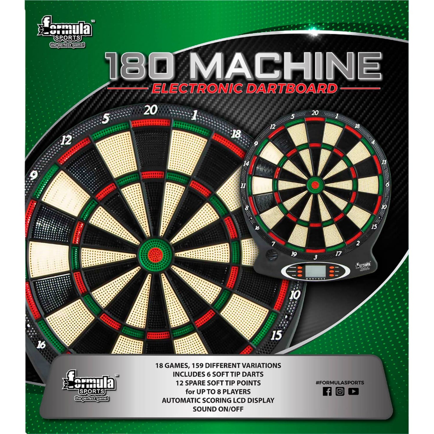 Formula Sports - 180 Machine Electronic Dartboard