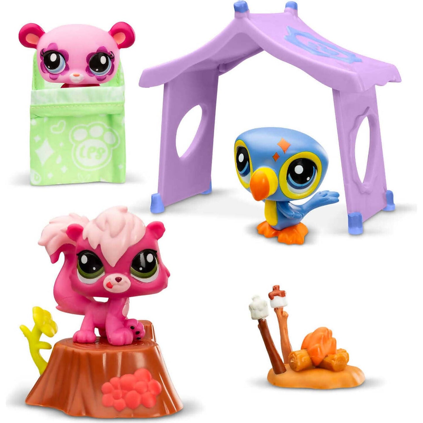 Littlest Pet Shop - Camping Set 3pk Figures