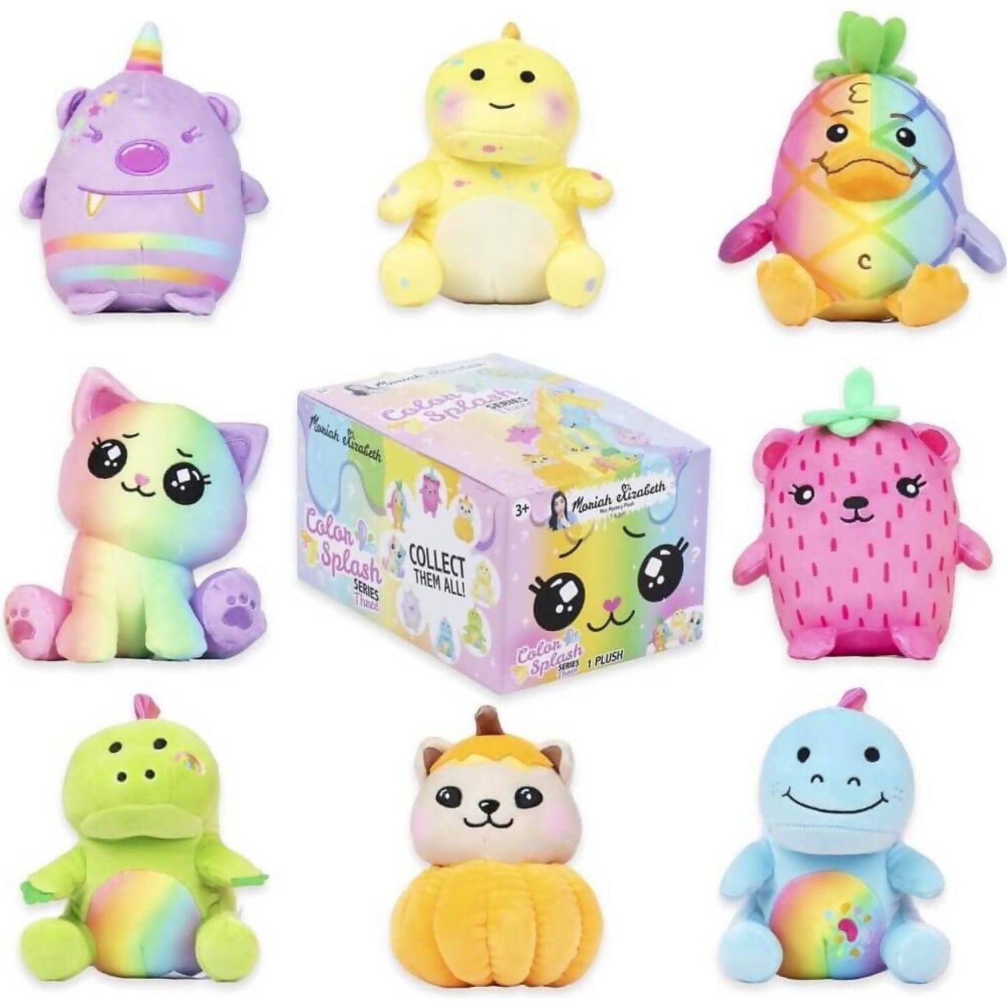 Moriah Elizabeth - Color Splash 6-inch Mystery Plush Series 3 (Each Blind Box Contains 1 Plush)