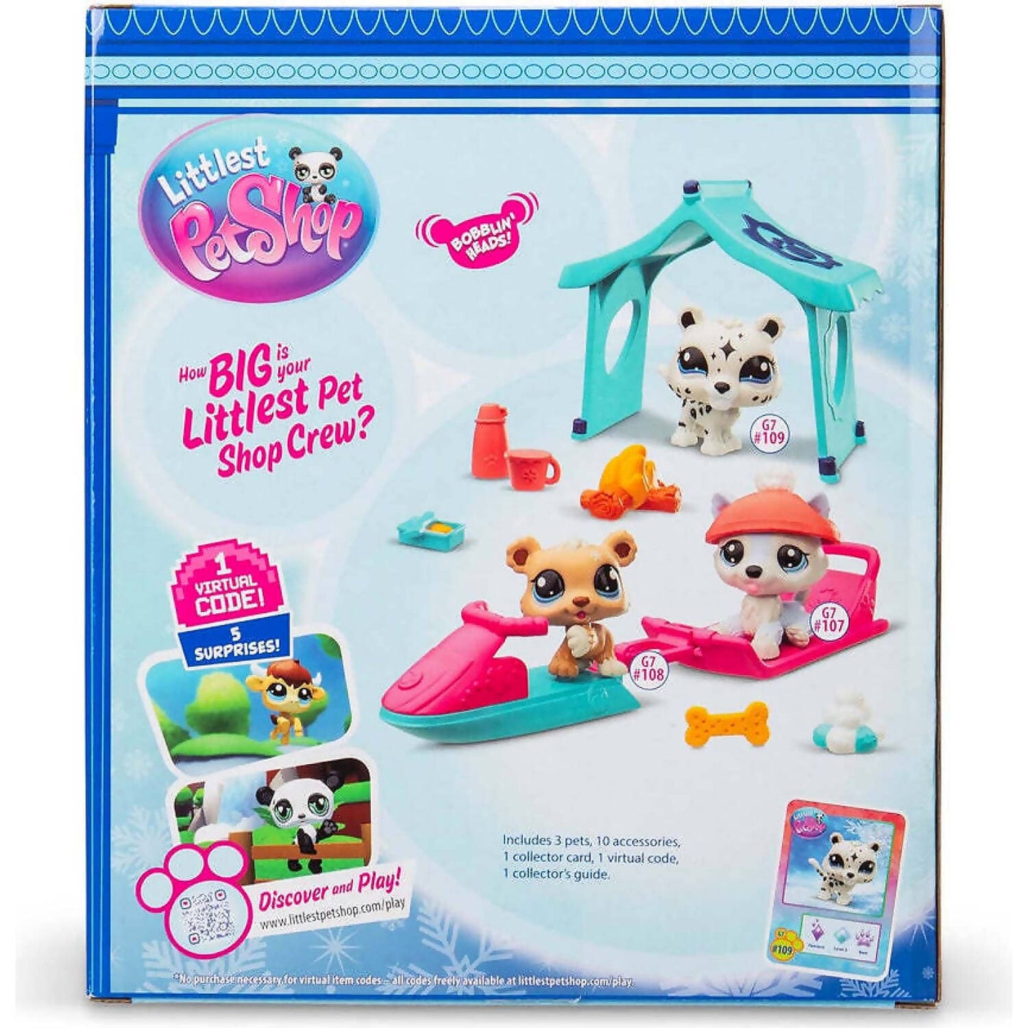 Littlest Pet Shop - Snowy Day Play Pack 3pk