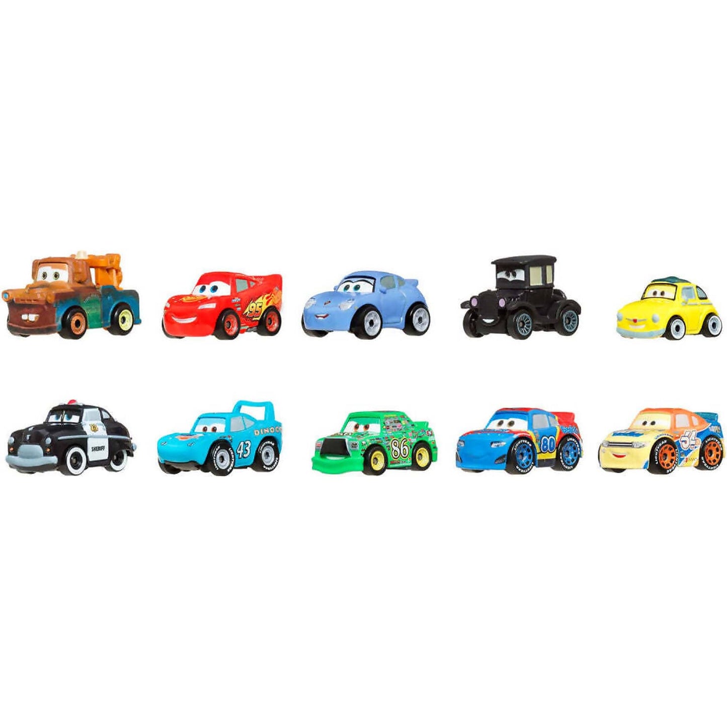 Disney Pixar - Cars Mini Vehicle 10 Pack