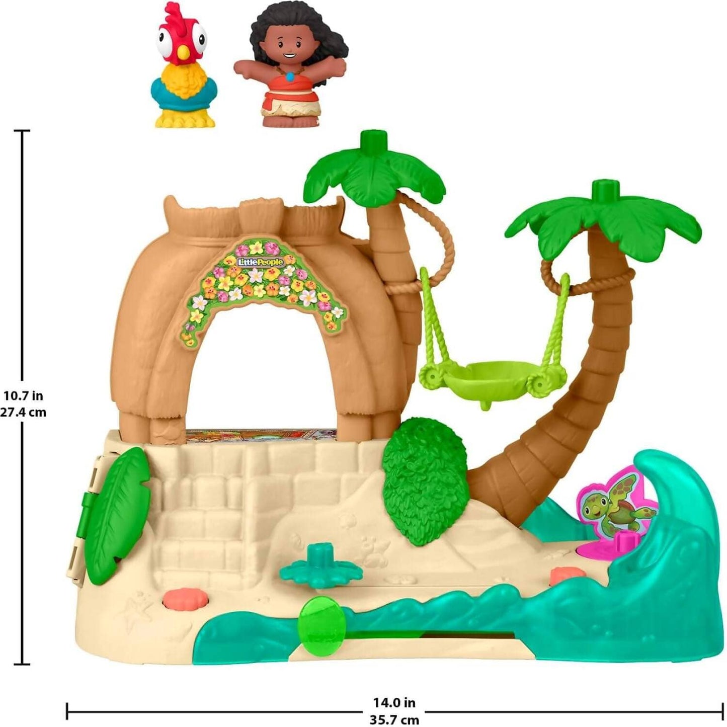 Fisher-Price - Little People Disney Princess Moana Adventure Village Playset - Mattel
