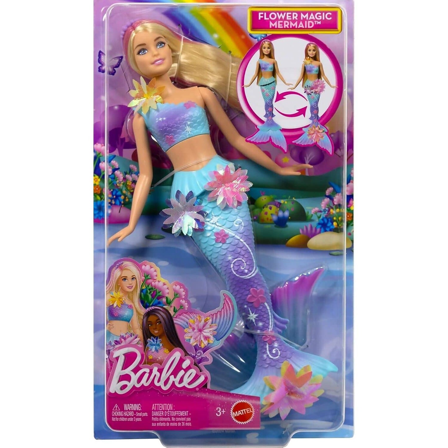 Barbie - Flower Magic Mermaid Doll - Mattel