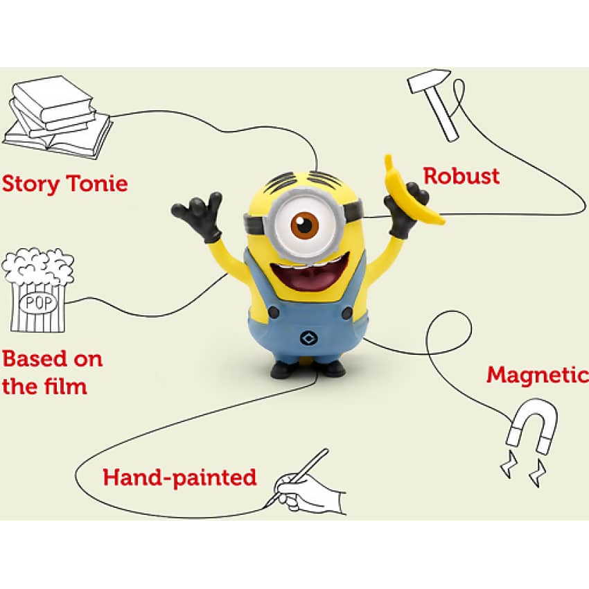 Tonies - Despicable Me Minion Stuart : Tonie Audio Character (Toniebox Not Included)