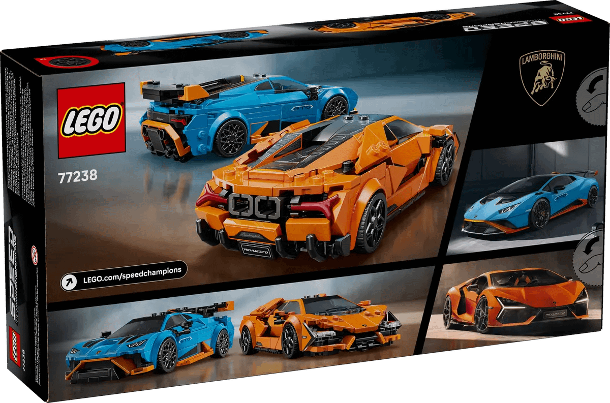 LEGO 77238 Lamborghini Revuelto & Huracan STO - SPEED Champions