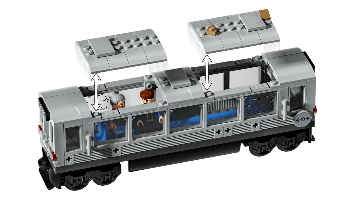 LEGO 76321 Spider-Man vs. Doc Ock Subway Train Scene - Marvel Super Heroes